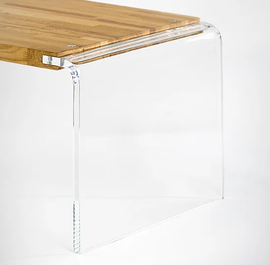 Ręcznie gięte akrylowe nogi z Plexiglasu